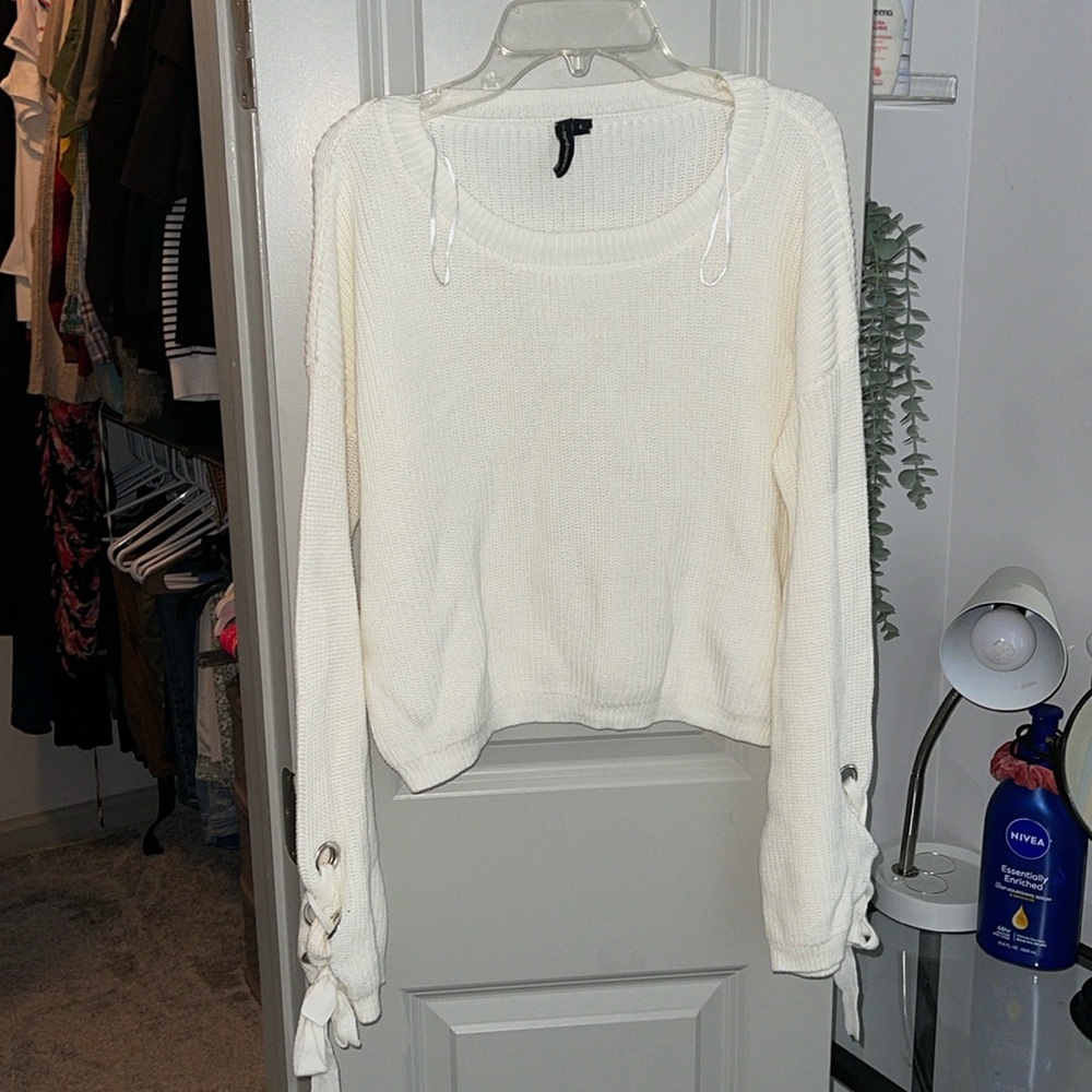 Cream sweater